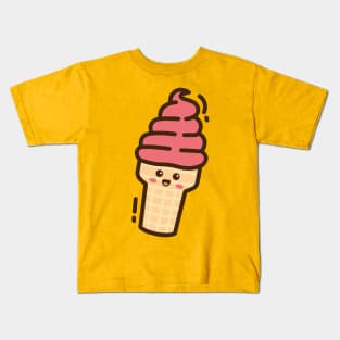 Cute Ice Cream Kids T-Shirt
